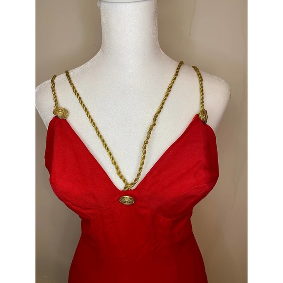 Vintage J Reynolds Design Red Dress - Picture 4 of 10